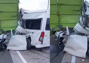 Kecelakaan di Tol Lampung