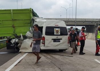 Kecelakaan di Tol Lampung