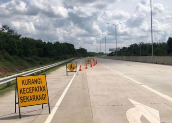 Perbaikan Jalan Tol Lampung Palembang