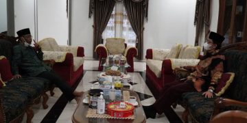 Silaturahmi Abdul Hakim dan Rektor UIN Raden Intan Lampung