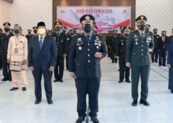 HUT Bhayangkara ke-76 Polres Lampung Timur, Ini Pesan Presiden Jokowi