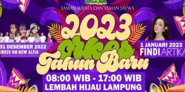 Hiburan Tahun Baru 2023 di Lembah Hijau Lampung