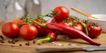 Harga cabai dan tomat di Bandar Lampung