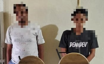 2 Sopir Travel Diamankan Polsek Batanghari, Lampung Timur. (