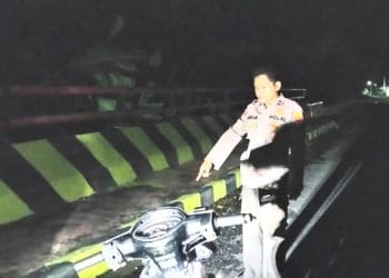 Pencuri motor tewas kecelakaan di Tanggamus