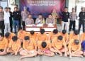 27 Orang Tersangka Curat dan Curanmor Meringkuk di Mapolres Lampung Timur