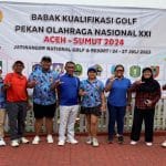 Pegolf Lampung lolos PON 2024