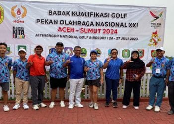 Pegolf Lampung lolos PON 2024